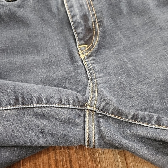 Torrid Button Fly Dark Wash Denim Blue High Waisted Jegging 10R Rinse Jeans - Picture 5 of 12